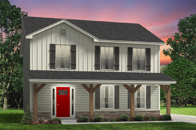Red Door Homes -  The Winston Craftsman Elevation
