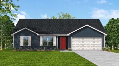 Red Door Homes - The Hanover Classic Elevation