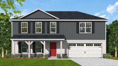 Red Door Homes - The Spartanburg Craftsman Elevation