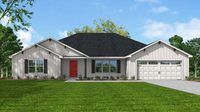 Red Door Homes - The Westmoreland Farmhouse Elevation